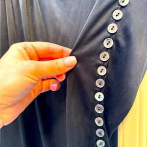 D&G hooded satin silk top